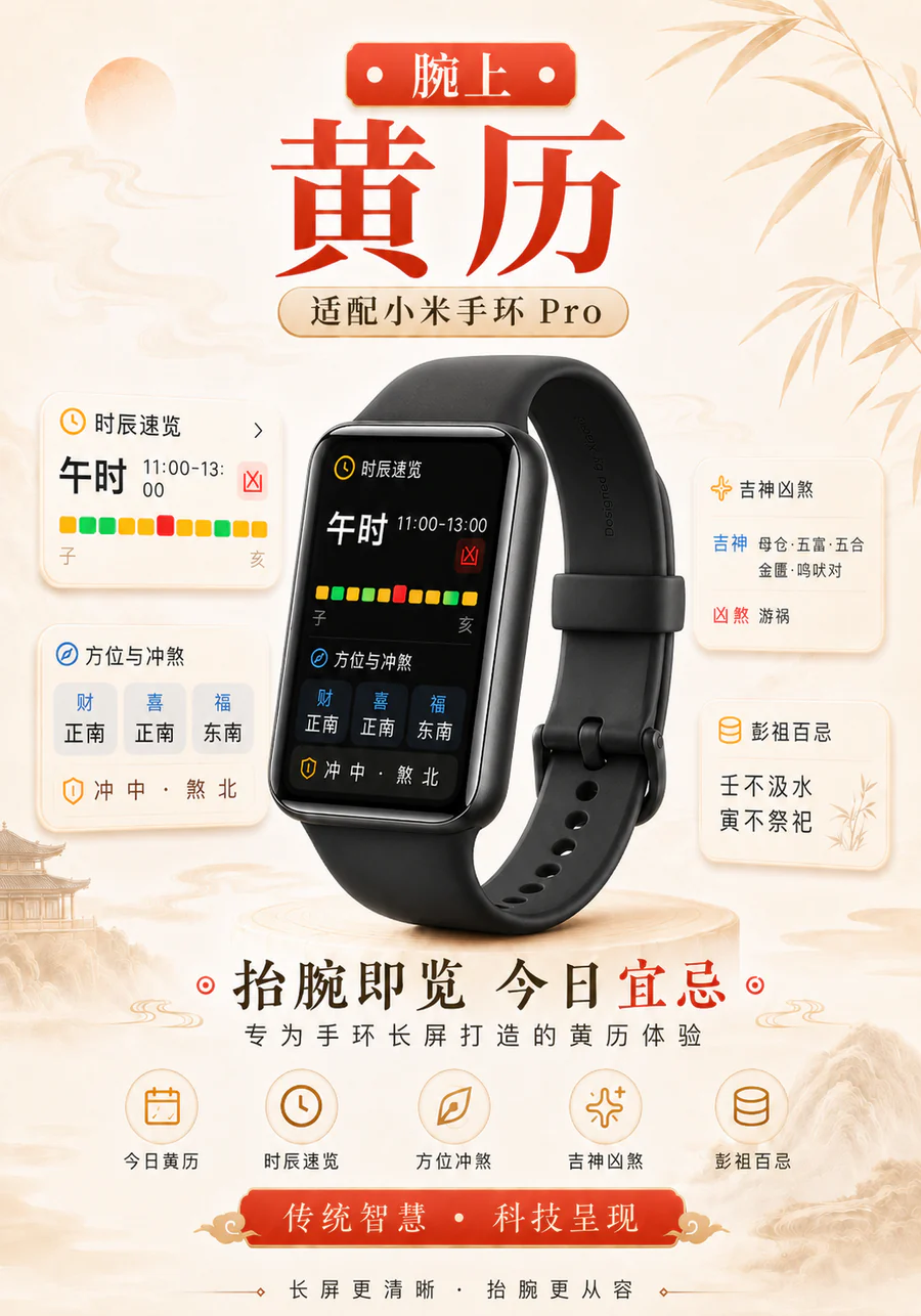 腕上黄历图片 1