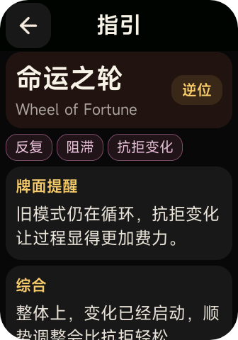腕上塔罗牌图片 8